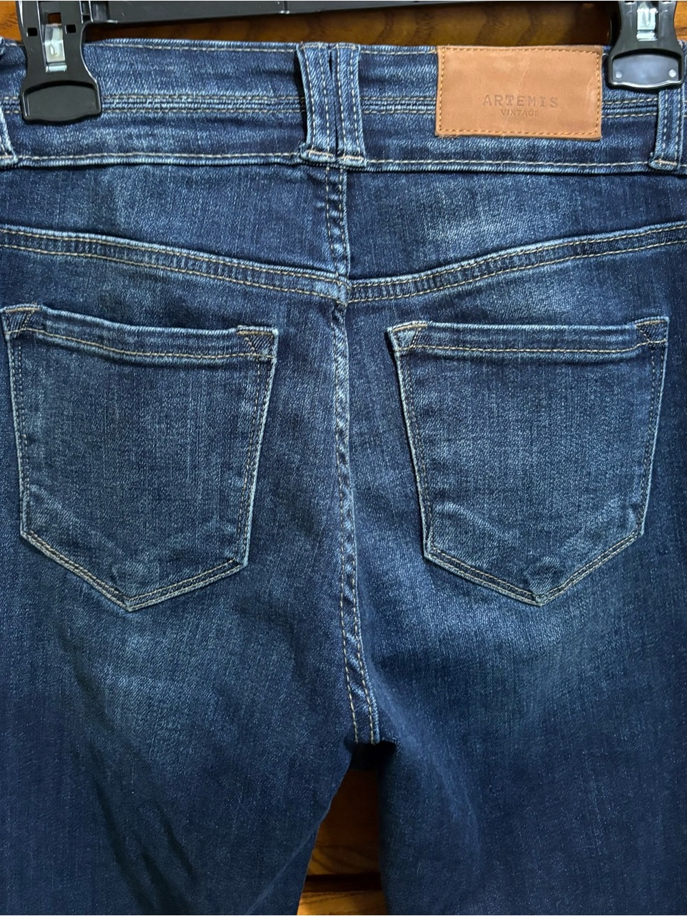 Artemis Design Co. Indigo Flare Jeans with Back Pockets